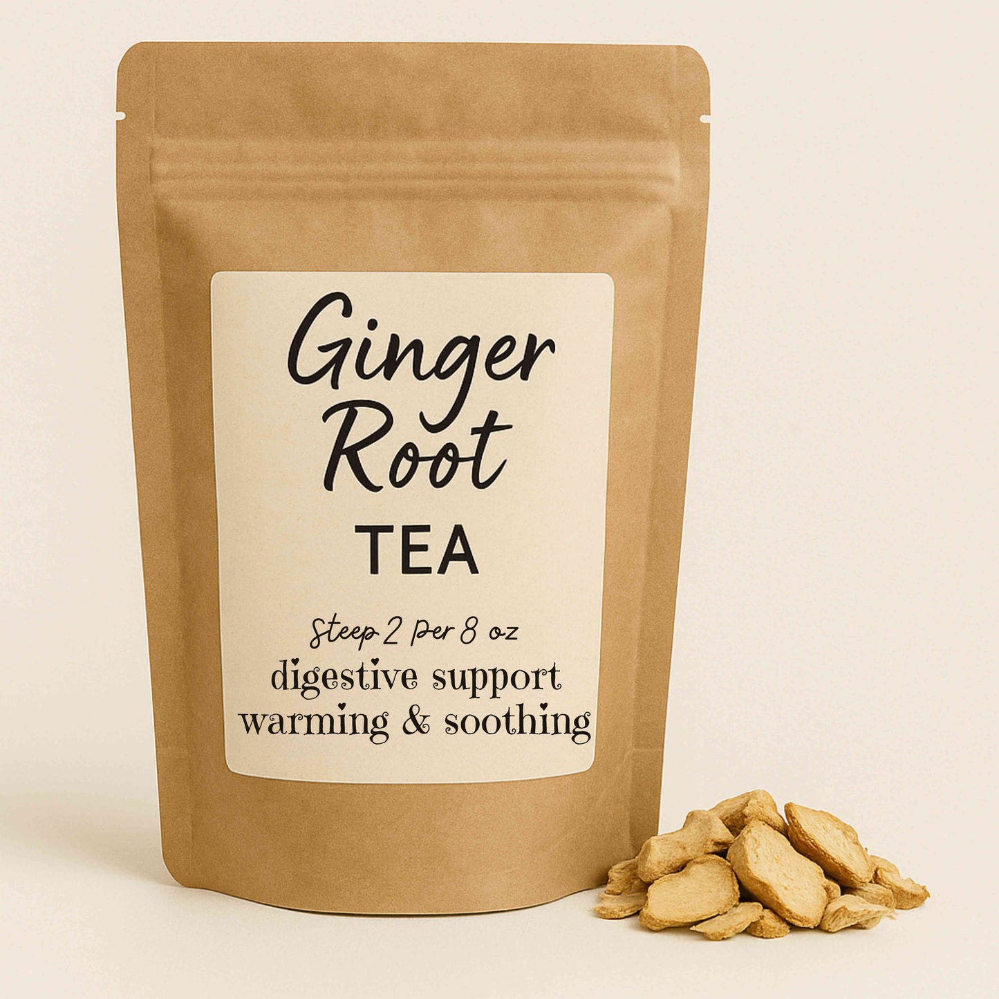 Ginger Root Herbal Tea | Digestive Support & Immune Boost | Heavenly Botanicals - Heather's Heavenly Boutique