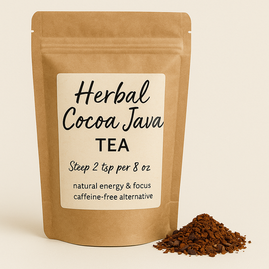 Herbal Cocoa Java Tea | Natural Energy & Focus Blend | Heavenly Botanicals - Heather's Heavenly Boutique