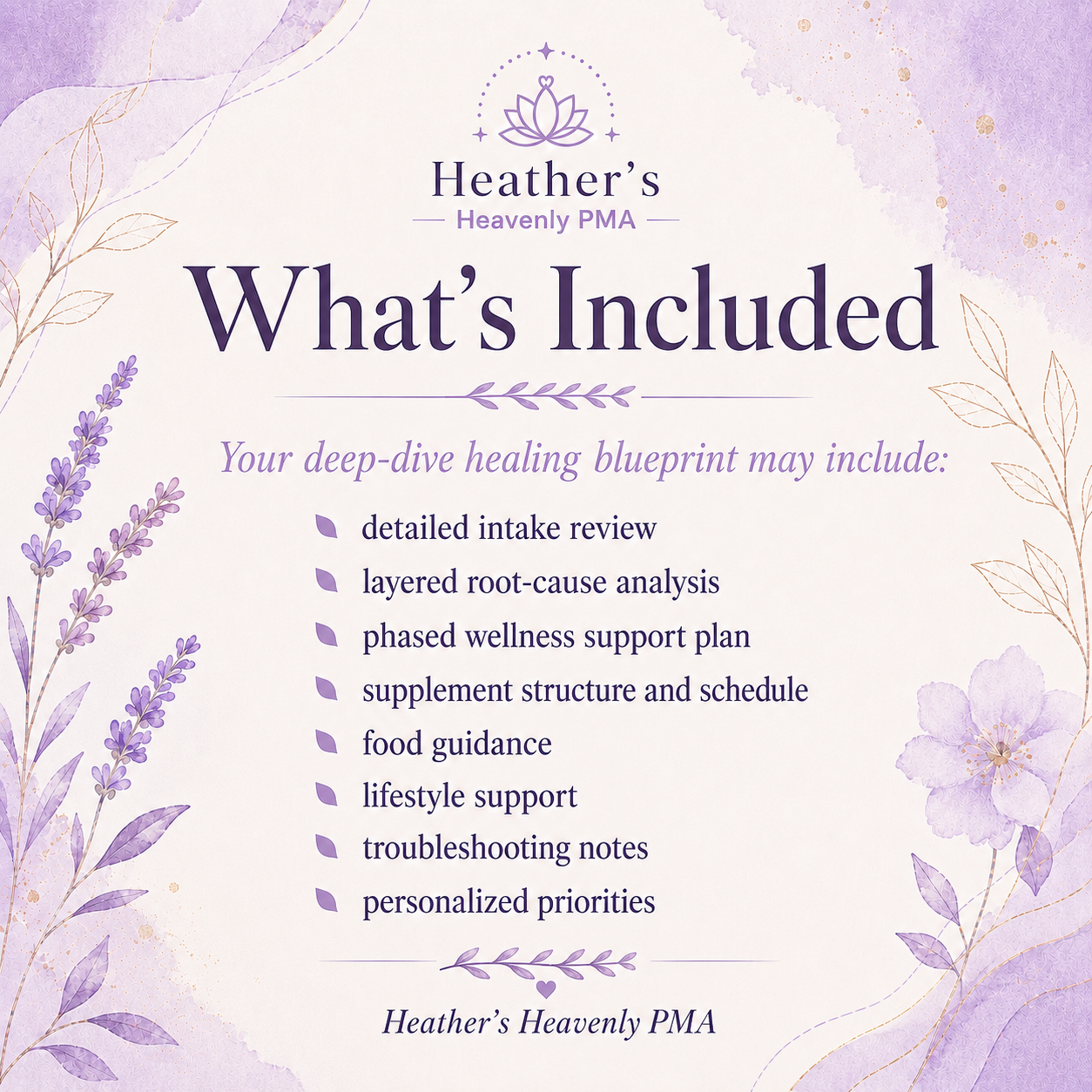 Deep-Dive Healing Blueprint | Personalized Root-Cause Support
