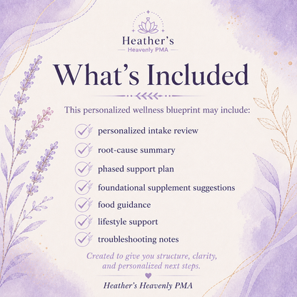 Personalized Wellness Blueprint | Root-Cause Wellness Support