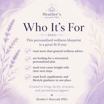Personalized Wellness Blueprint | Root-Cause Wellness Support